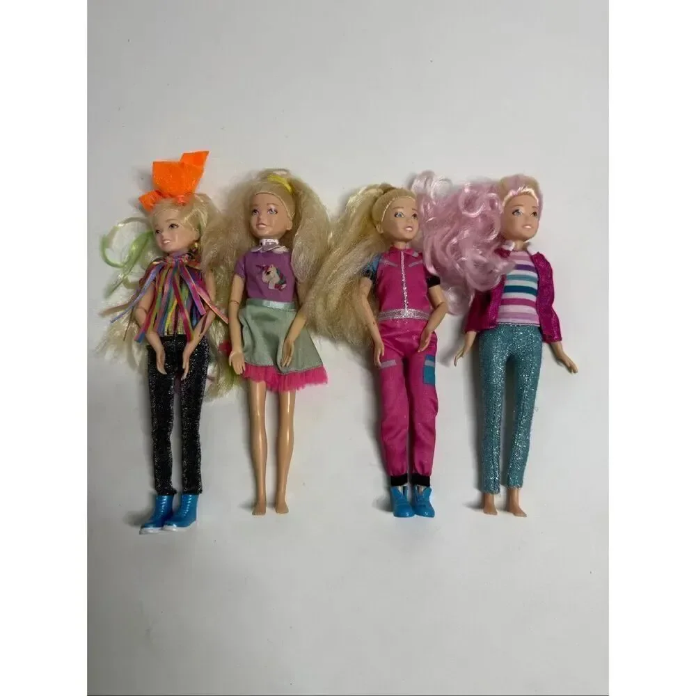 NICKELODEON Just play Set of 4 JoJo Siwa Singing Dolls See Description
